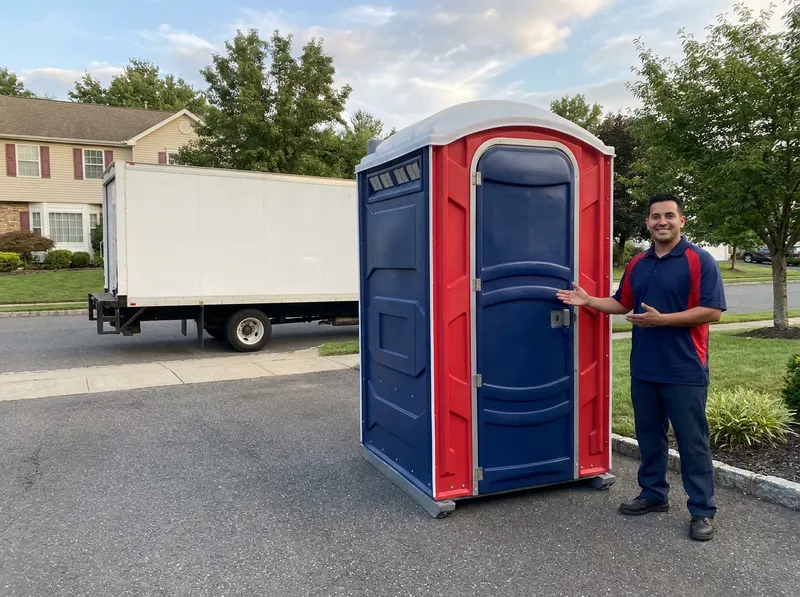 Deluxe Flushing Portable Toilet Rental in Newark, NJ